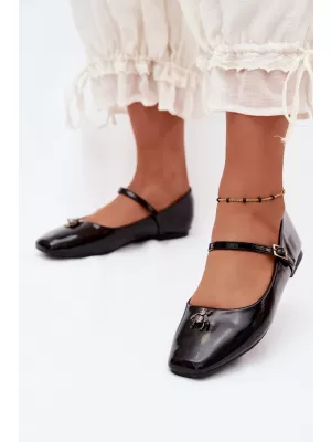 Ballerinas für Damen BOTO 6672-1 SCHWARZ