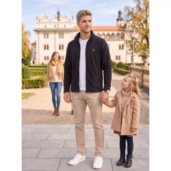  Fleece-Sweatshirt für Herren ALTISPORT ALM002852 SCHWARZ UND GOLD 