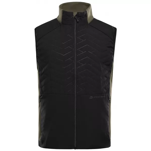  Leichte Herrenweste ALPINE PRO BERF 3 SCHWARZ 