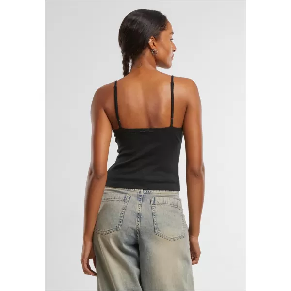  Damen-Tanktop URBAN CLASSICS TB7514A SCHWARZ/SCHWARZ 
