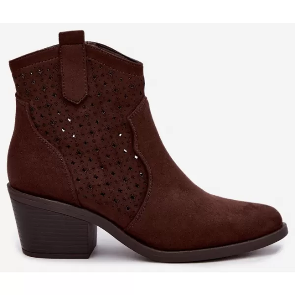  Damenschuhe S.BARSKI HY62-8149 SCHOKOLADE 