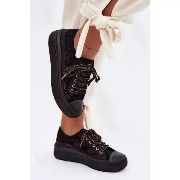  Damen-Sneaker LEE COOPER LCW-26-44-4479 SCHWARZ 