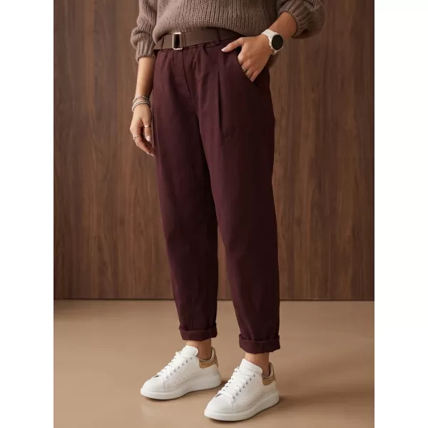  Damenhosen DSTREET UY3186 BURGUND 