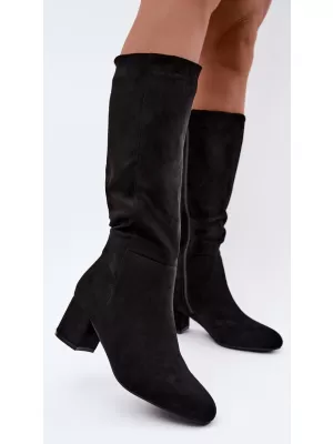 Damenstiefel S.BARSKI HY62-8131 SCHWARZ