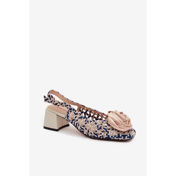 Damensandalen ARTIKER 58C0372 BEIGE/BLAU 