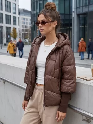 Damenjacke DSTREET TY5766 BRAUN