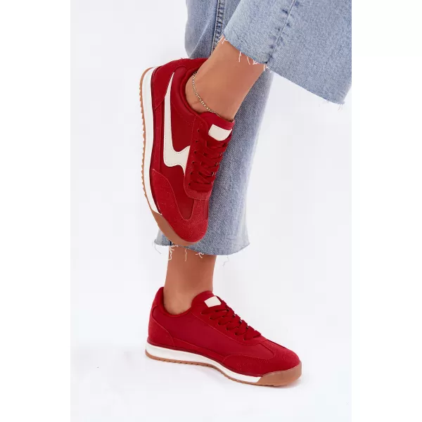  Damen-Sneaker BOTO 25SP30-9099 ROT/BEIGE 