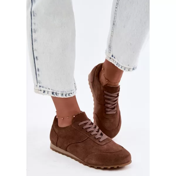  Damen-Sneaker ZAZOO N1422 BROWN 