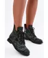 Damen-Stiefeletten ARTIKER 55C1325 GRÜN/SCHWARZ