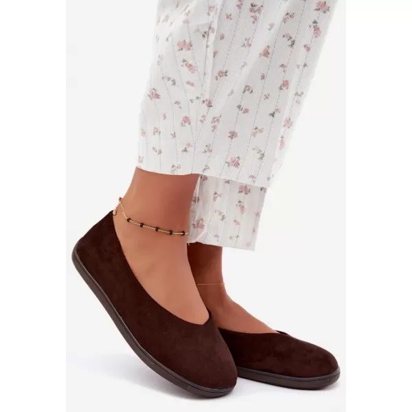  Ballerinas für Damen BOTO 9877 SCHOKOLADE 