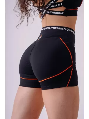 Damen-Shorts NEBBIA OLYMPIA HIGH-WAIST 937 SCHWARZ