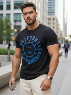 Herren-T-Shirt DSTREET RX5085 SCHWARZ