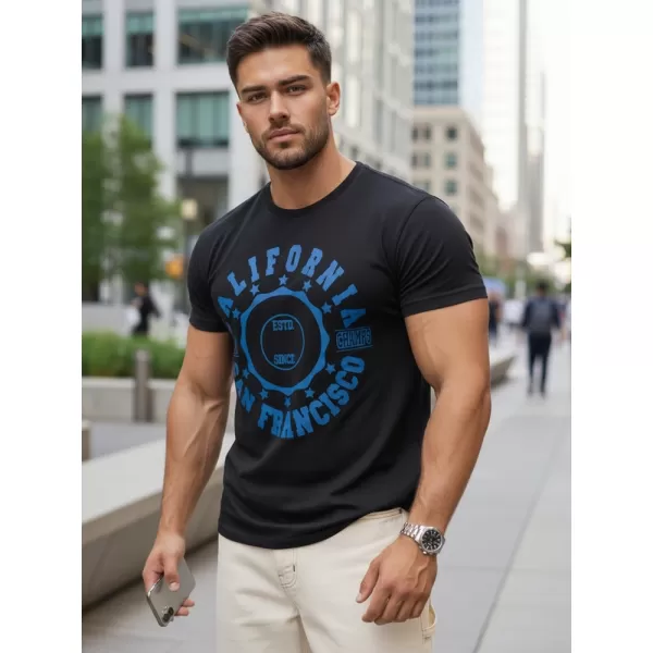  Herren-T-Shirt DSTREET RX5085 SCHWARZ 