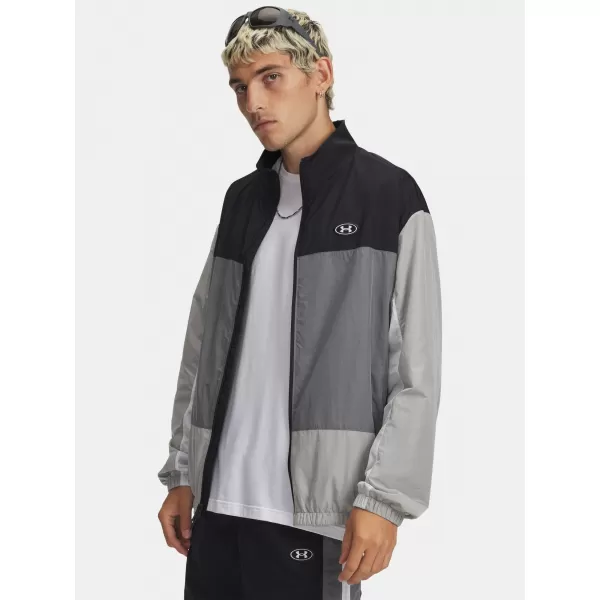  Herrenjacke UNDER ARMOUR ICON WOVEN TRACK FZ 6009436-001 SCHWARZ 