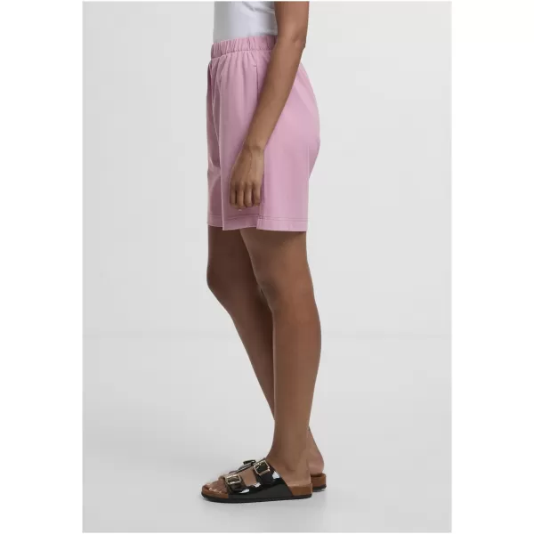  Damen-Shorts URBAN CLASSICS TB8180 STAUBIGES ROSA 