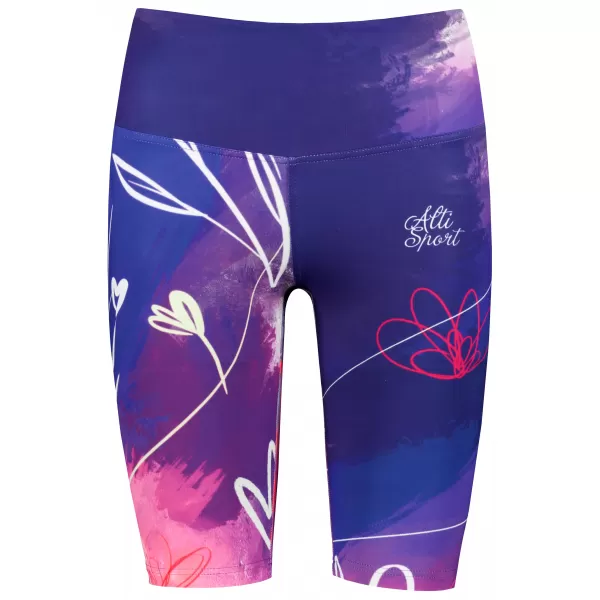  Premium-Overknee-Leggings für Damen (neue Größen) ALTISPORT VOJ/ALW083LEG06 LILA 