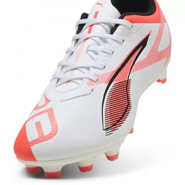  Fußballschuhe PUMA ULTRA 5 PLAY FG/AG 108169-01 WEIß/SCHWARZ/LEUCHTEND ROT 