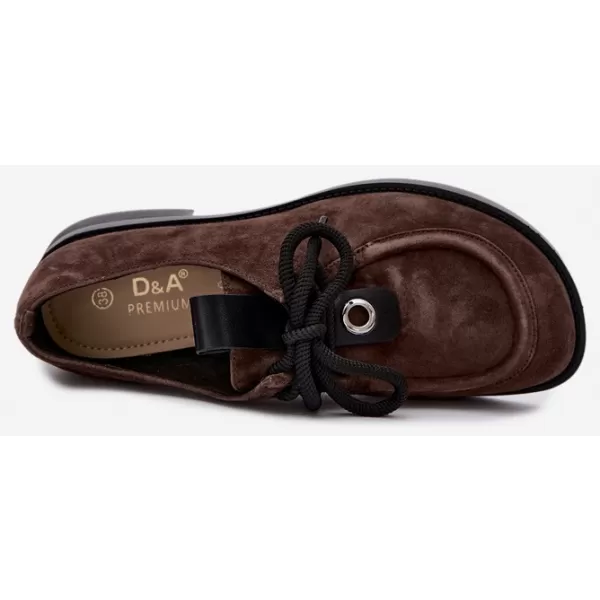  Damen-Stiefeletten D&A CR62-3460 KAFFEE 
