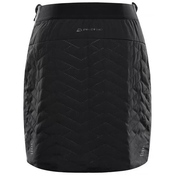  Isolierter Rock für Damen ALPINE PRO LOLLA 3 SCHWARZ 