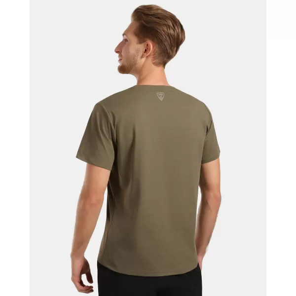  Funktions-T-Shirt für Herren KILPI DIXIE-M 1M0303KI KHAKI 