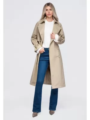 Damenmantel OMBRE OW-CT-E0004 BEIGE