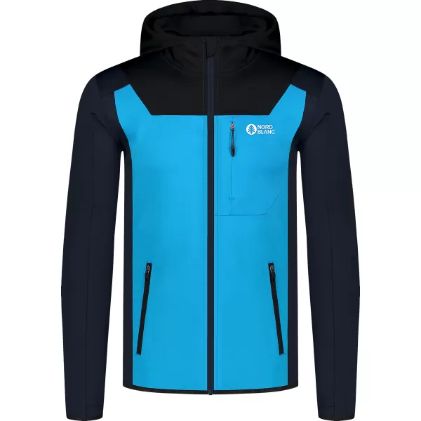  Powerfleece-Sweatshirt für Herren NORDBLANC SPRAWL NBSFM8333 LEUCHTEND BLAU 