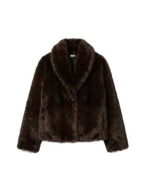 Pelzjacke für Damen URBAN CLASSICS TB8120-00075 BRAUN