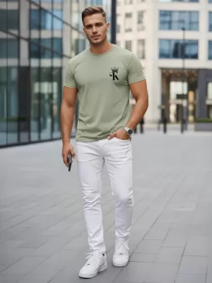 Herren-T-Shirt DSTREET NX5104R-MO HELLGRÜN