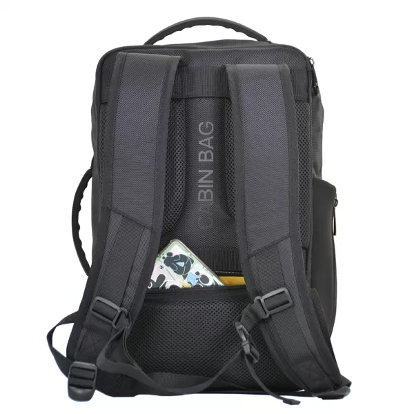  Urbaner Rucksack ALPINE PRO CABINE SCHWARZ 