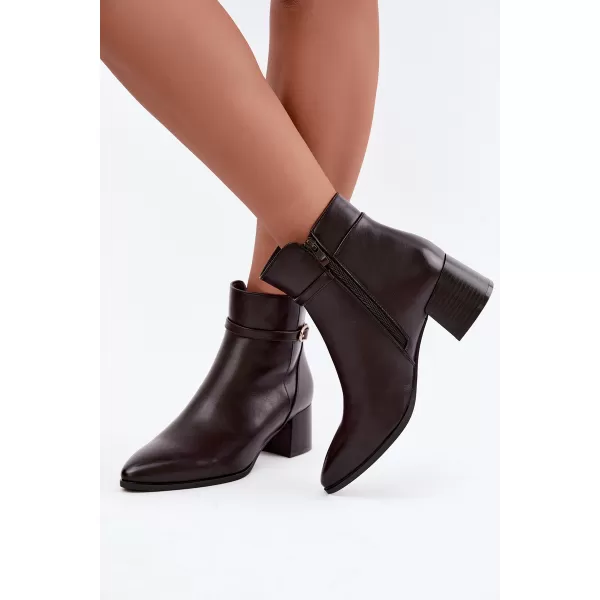  Damen-Stiefeletten SERGIO LEONE BT-33 KAFFEE 