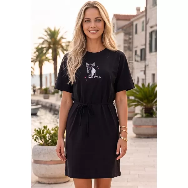  Kleid ALTISPORT ALW091816 SCHWARZ ROSA 