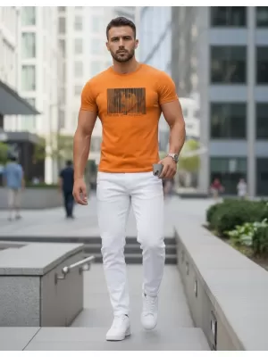 Herren-T-Shirt DSTREET NX5014R ORANGE