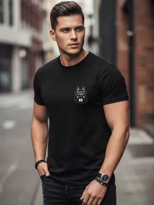 Herren-T-Shirt DSTREET NX083R SCHWARZ