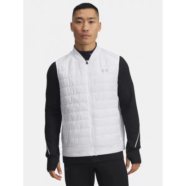  Herrenweste UNDER ARMOUR LAUNCH INSULATED VEST 1380870-100 WEIß 