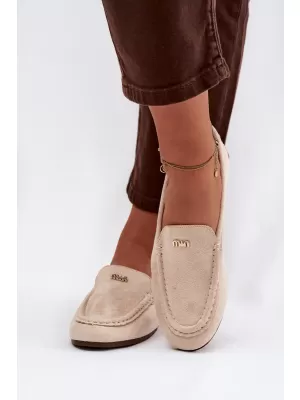 Damenmokassins BOTO QQ-273 BEIGE