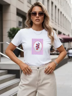 Damen-T-Shirt DSTREET NX8037RY-WH WEIß