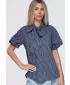 Damenhemd OMBRE OW-SH-E0067 MARINEBLAU