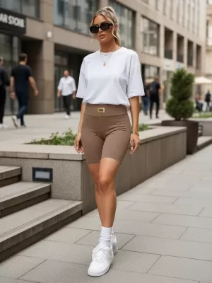 Damen-Shorts DSTREET SY0558 KARAMELL