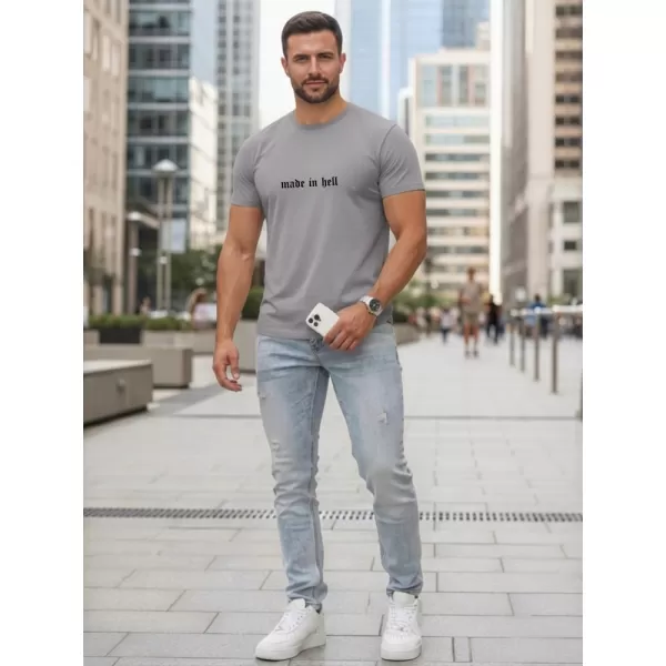  Herren-T-Shirt DSTREET NX5106R-SL DUNKELGRAU 