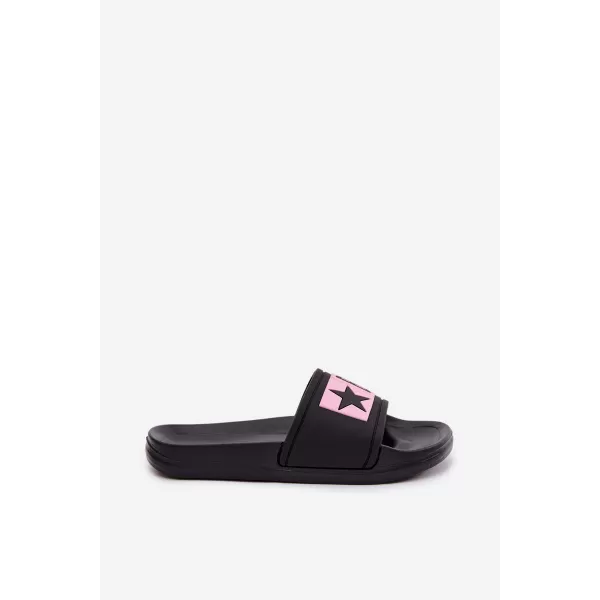  Kinderhausschuhe BIG STAR SHOES TT374A004 SCHWARZ/ROSA 