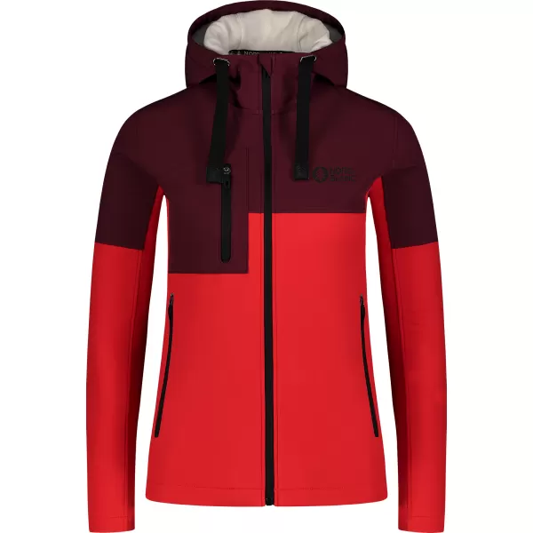  Damen-Sweatshirt NORDBLANC HIDA NBSSL8342 ROT 