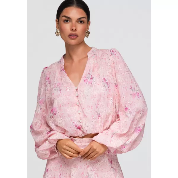  Damenhemd OMBRE OW-SH-E0058 ROSA 