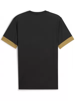 Herren-Sportshirt PUMA TEAMGOAL MATCHDAY JERSEY 70574728 PUMA SCHWARZ/PUMA GOLD/MATTGOLD
