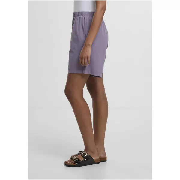  Damen-Shorts URBAN CLASSICS TB8180 STAUBIGES LILA 