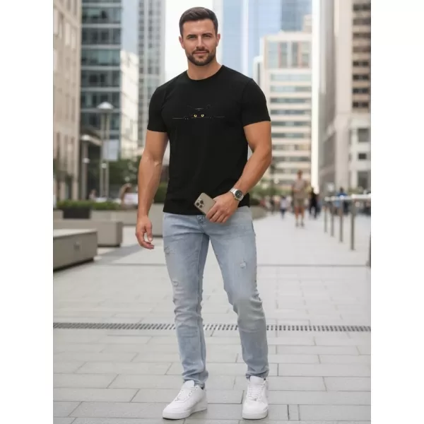  Herren-T-Shirt DSTREET NX5102R-BK SCHWARZ 