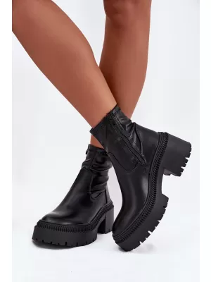 Damen-Stiefeletten BOTO 9670A LILA
