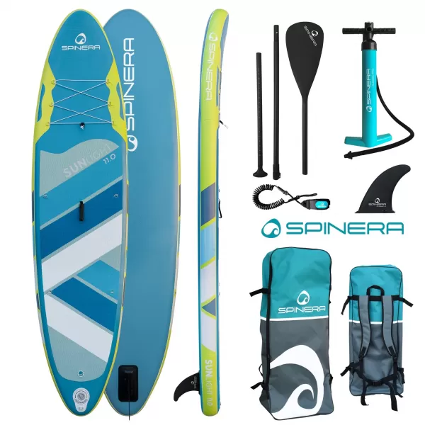  Paddle-Board SPINERA Sun Light 11 BLAU/GRÜN 
