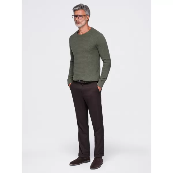  Herrenpullover OMBRE OM-SWSW-0119 OLIVE 