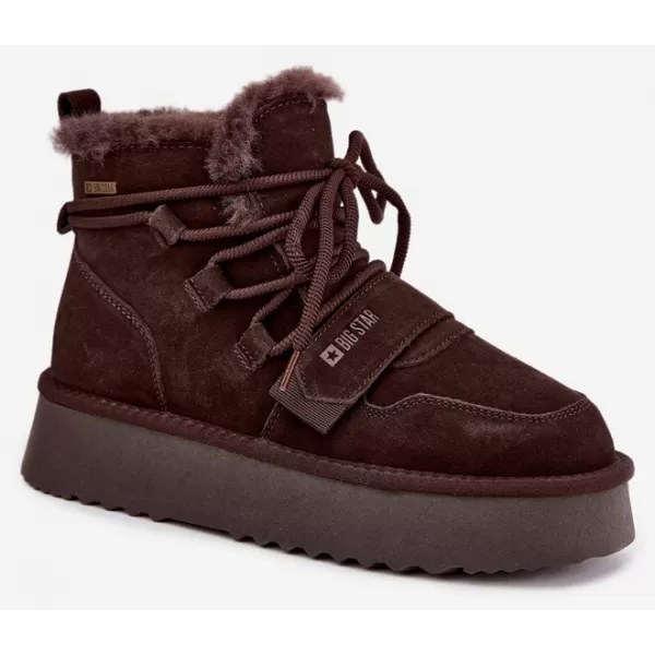  Schneemänner für Frauen BIG STAR SHOES UU274316 BRAUNE/BEIGE SCHATTEN 