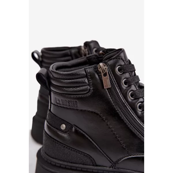 Herren-Stiefeletten BIG STAR SHOES UU174242 SCHWARZ 